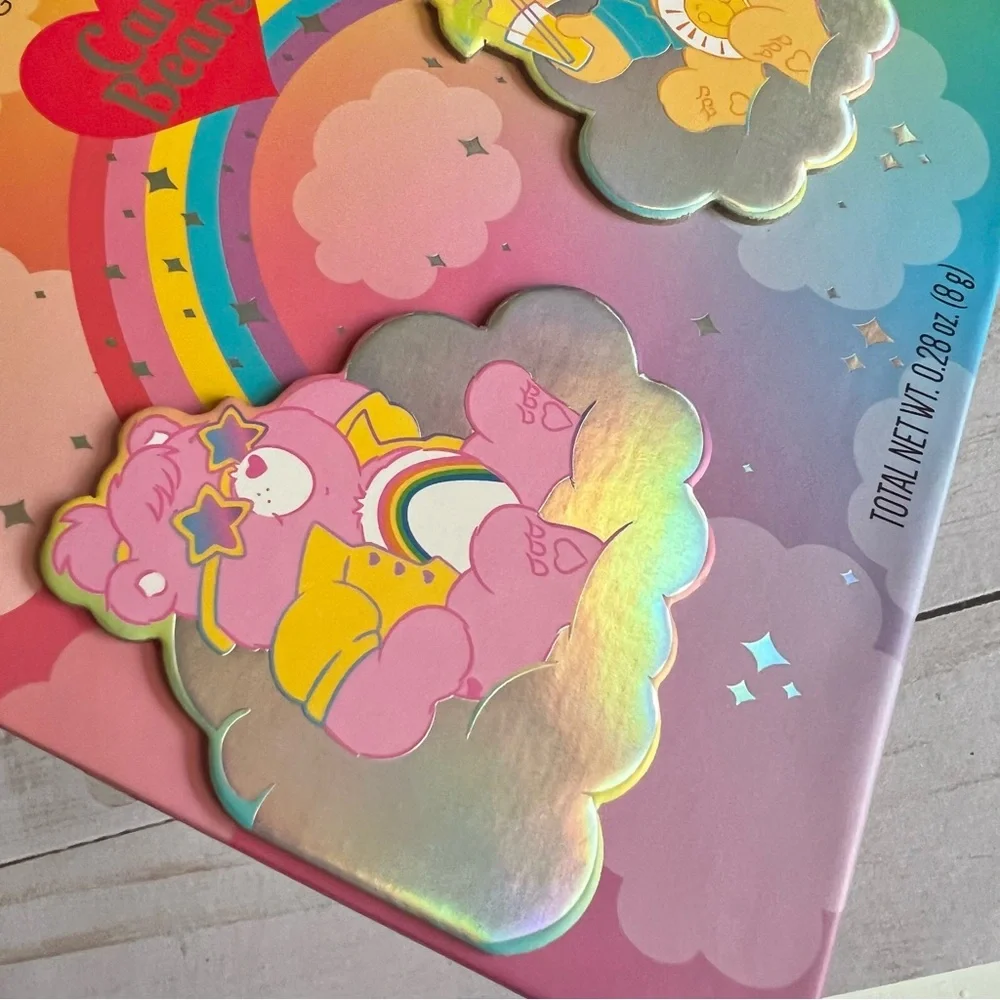 Care Bears Complexion Palette Kit Bronzer Highlighter Blush Mirror NEW Sealed